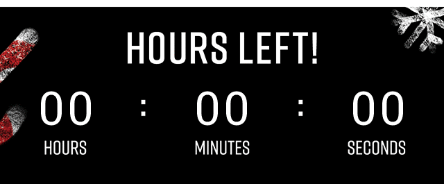 Hours Left Countdown Clock