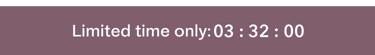 Ends today! Countdown Clock