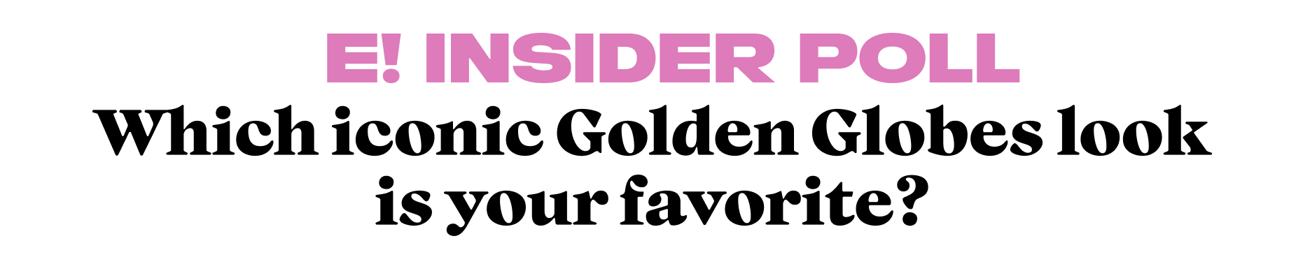 Which iconic Golden Globes look is your favorite?