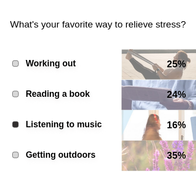 What's your favorite way to relieve stress?