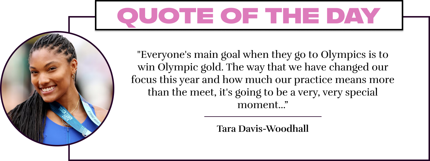 "Everyone's main goal when they go to Olympics is to win Olympic gold. The way that we have changed our focus this year and how much our practice means more than the meet, it's going to be a very, very special moment...