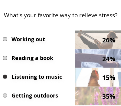 What's your favorite way to relieve stress?