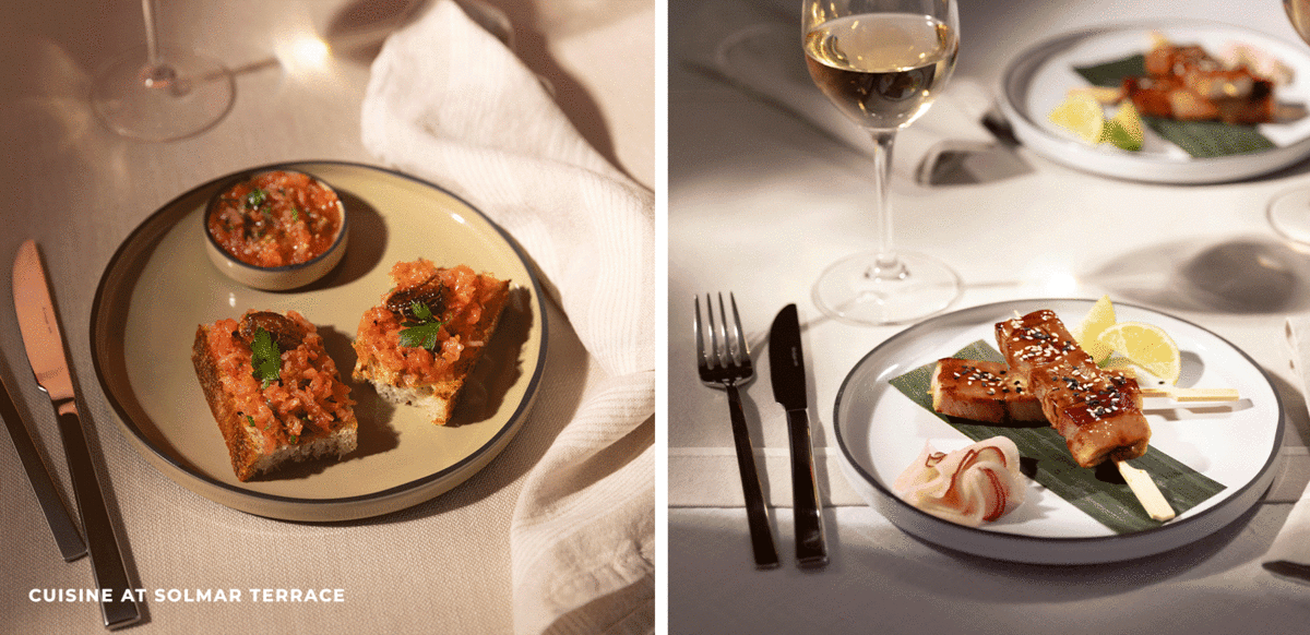 Cuisine at Various Restaurants 