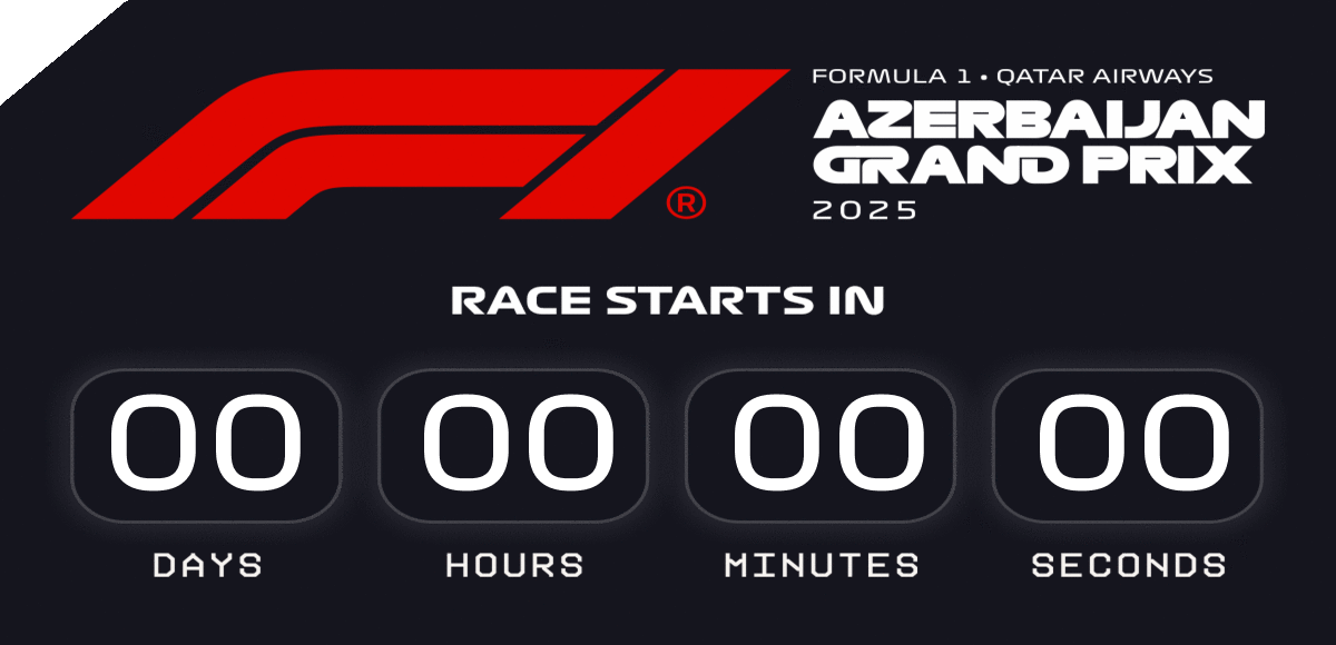 Lights out in Baku at 12:00hrs BST on the 21st September