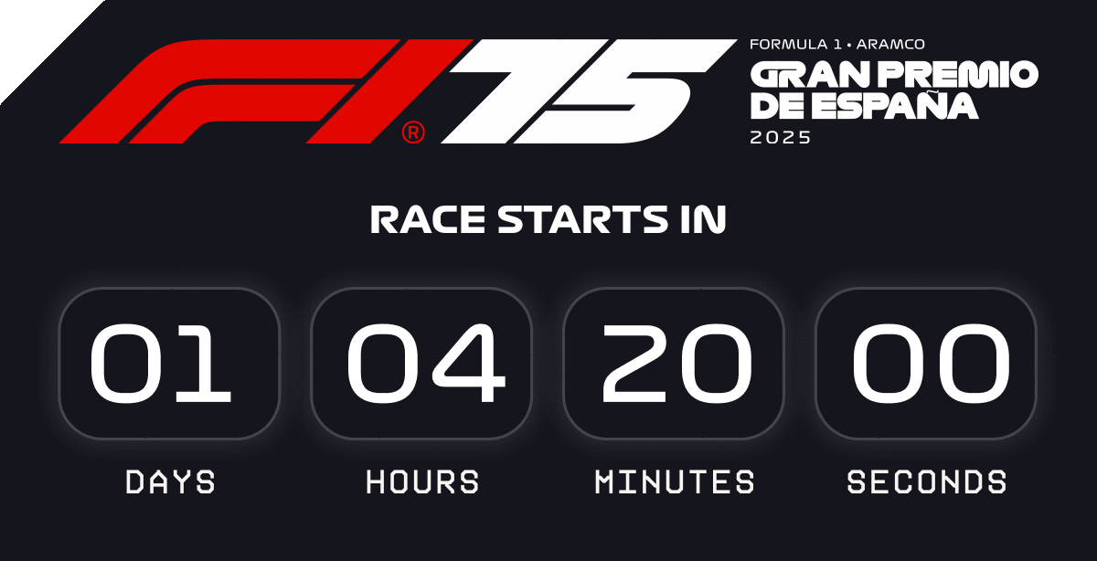 Lights out in Barcelona at 14:00hrs GMT on Sunday 1st June