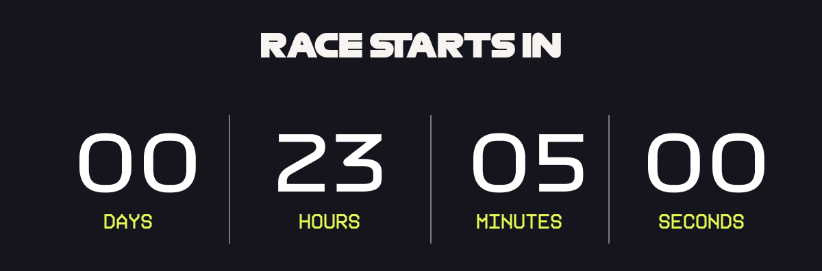 Second race in China at 07:00hrs GMT on the 15th March