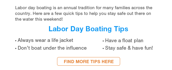 Valuable Boating Tips for Labor Day Weekend