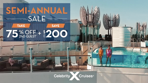 SEMI-ANNUAL SALE - TAKE 75% OFF 2ND GUEST* PLUS SAVE UP TO $200